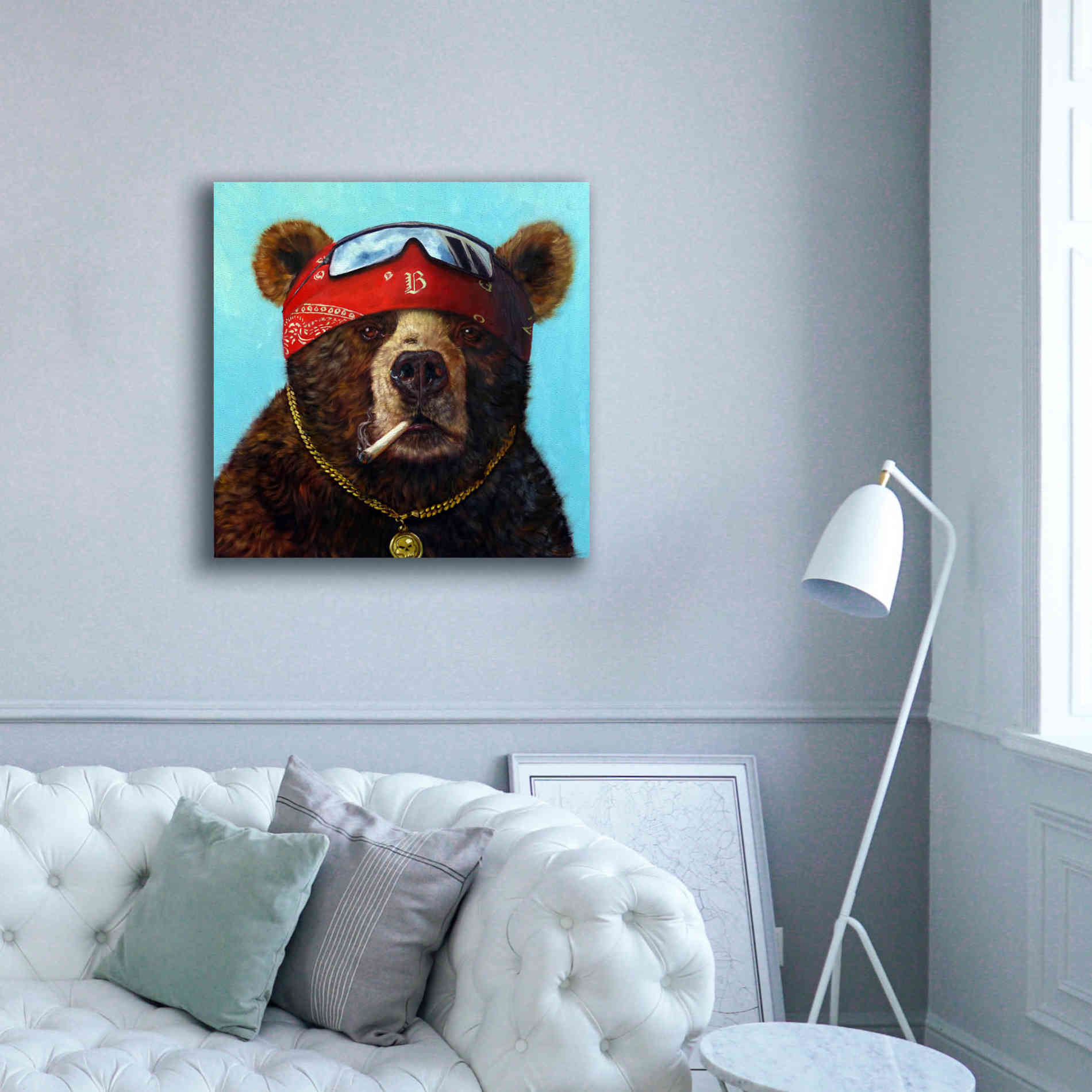 'Half Baked' by Lucia Heffernan, Canvas Wall Art,37x37