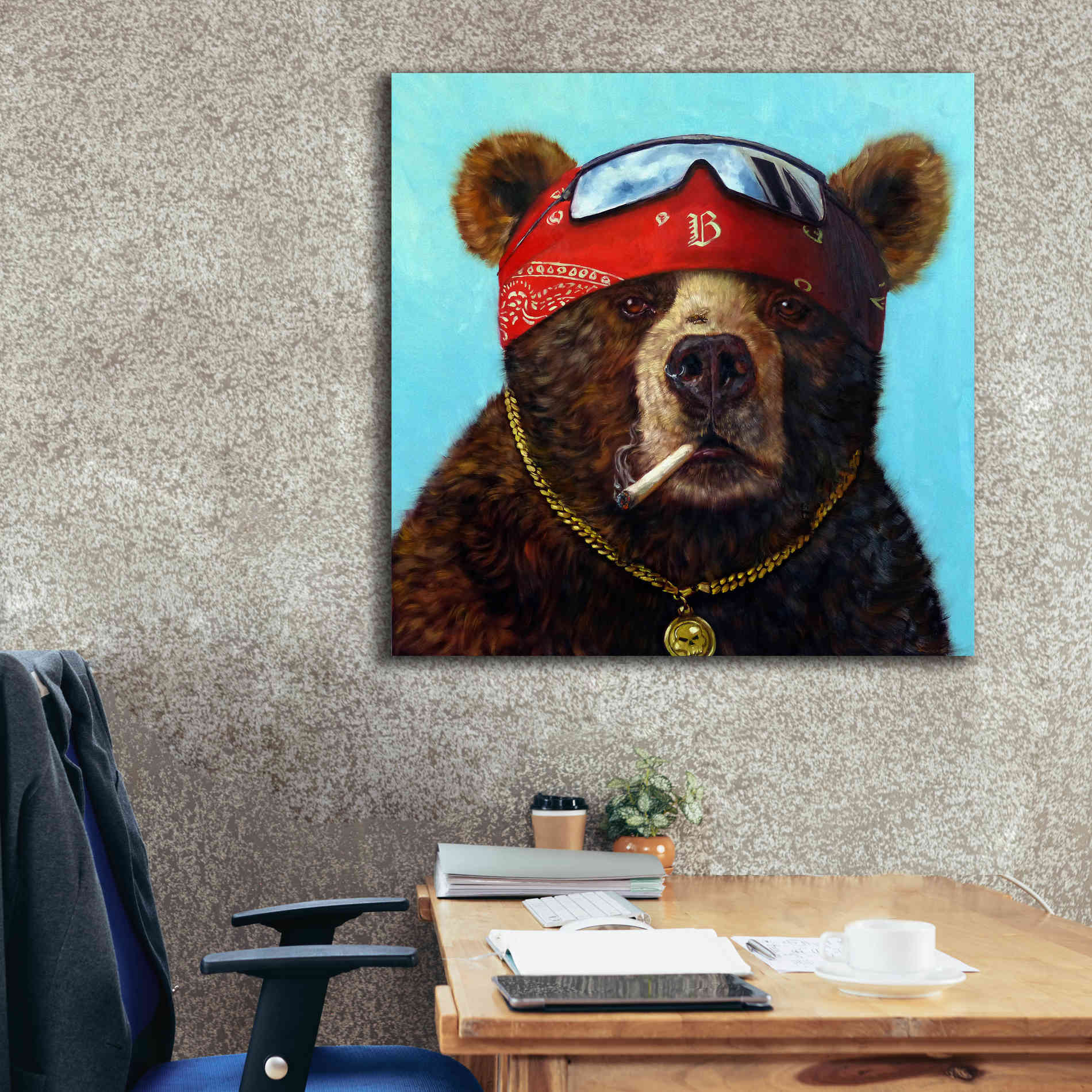 'Half Baked' by Lucia Heffernan, Canvas Wall Art,37x37