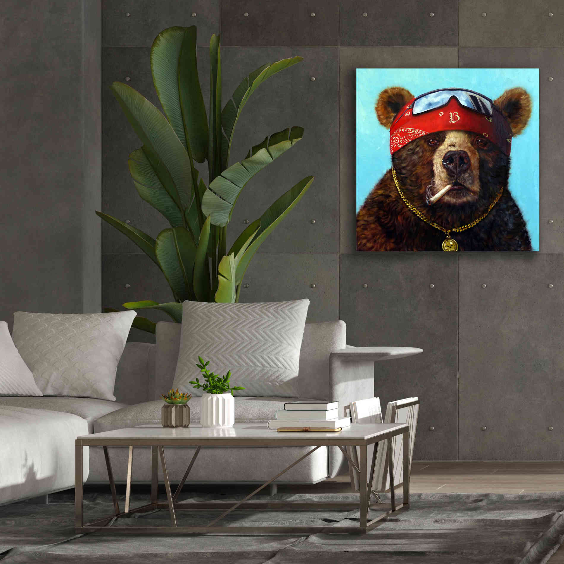 'Half Baked' by Lucia Heffernan, Canvas Wall Art,37x37