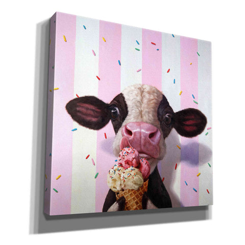 Image of 'Mooo-Licious' by Lucia Heffernan, Canvas Wall Art