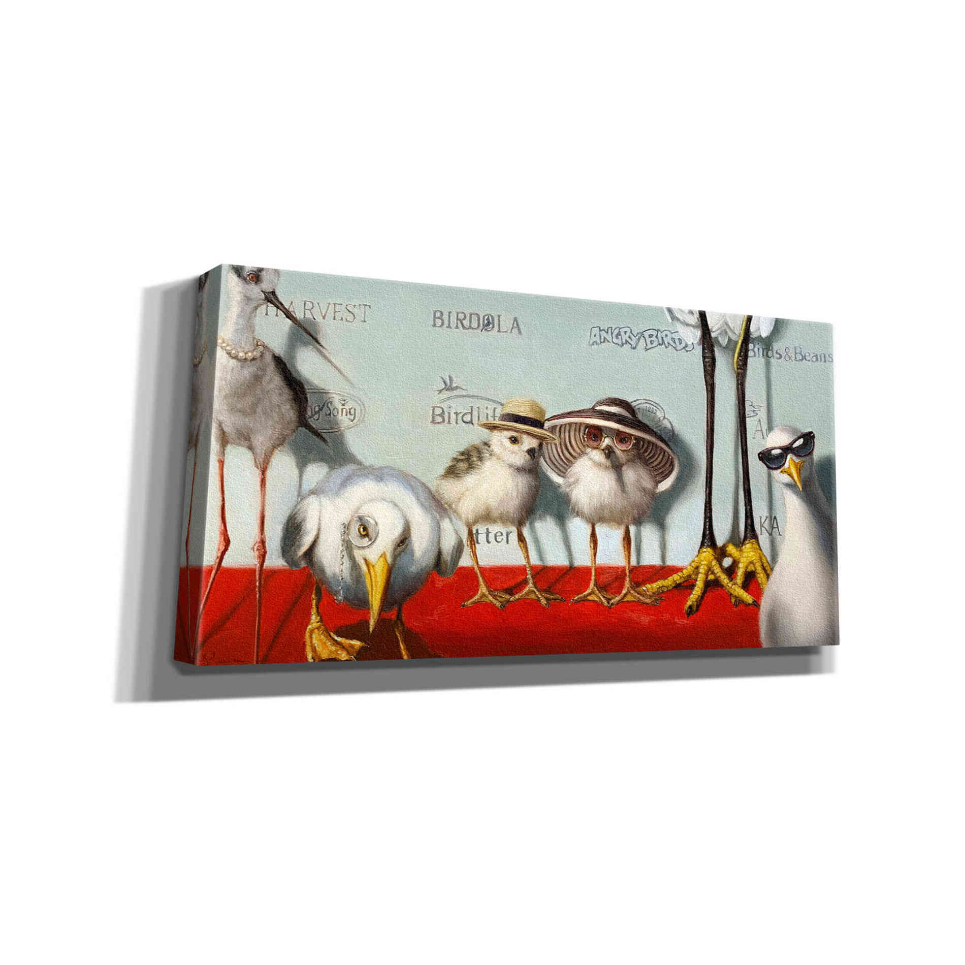 'Hampton Chicks' by Lucia Heffernan, Canvas Wall Art