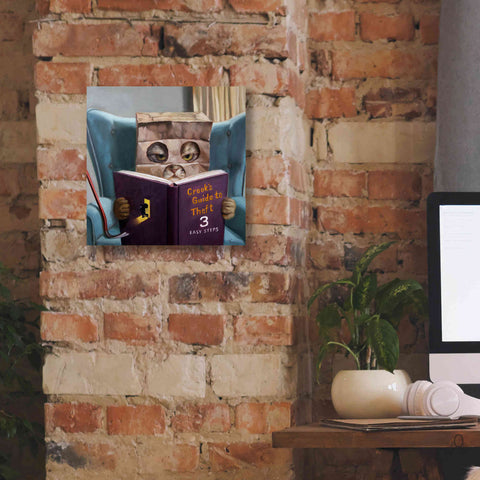 Image of 'Cat Burglar 2' by Lucia Heffernan, Canvas Wall Art,12x12