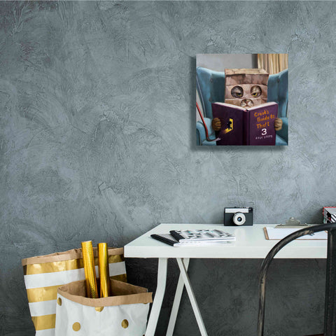 Image of 'Cat Burglar 2' by Lucia Heffernan, Canvas Wall Art,12x12