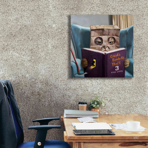 Image of 'Cat Burglar 2' by Lucia Heffernan, Canvas Wall Art,26x26