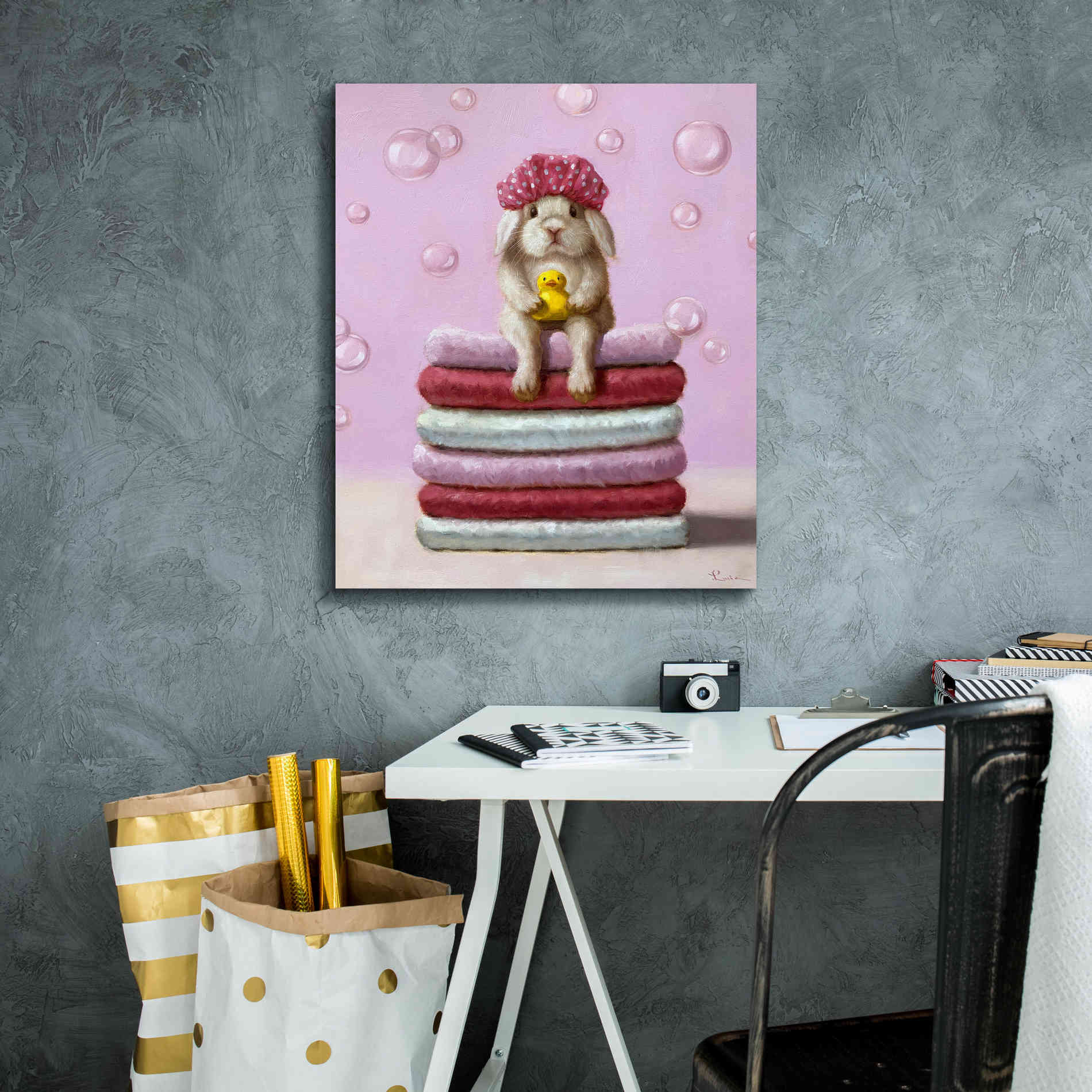 'Bath Day' by Lucia Heffernan, Canvas Wall Art,20x24