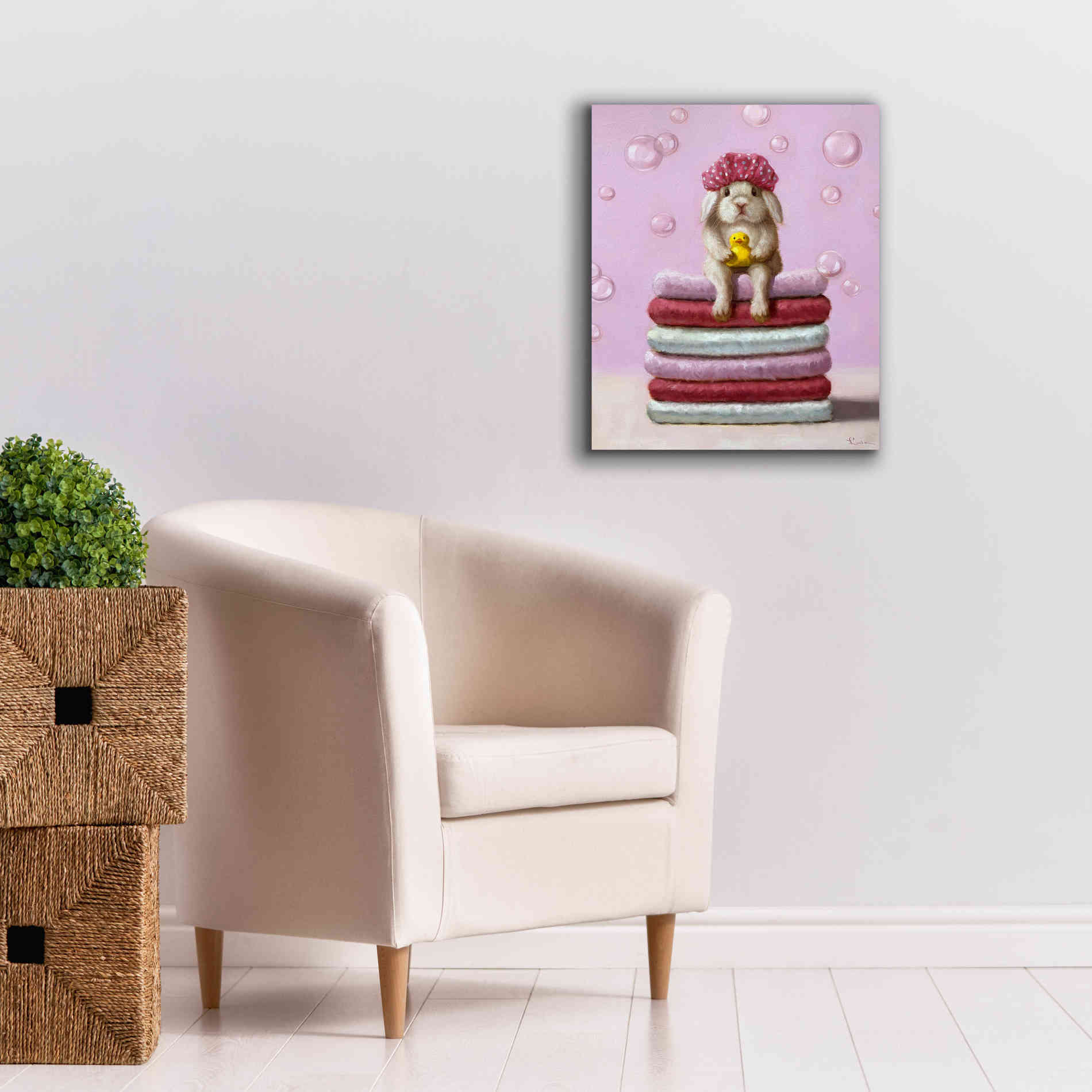 'Bath Day' by Lucia Heffernan, Canvas Wall Art,20x24