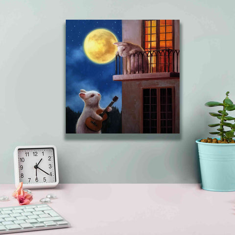 Image of 'Moonlight Serenade' by Lucia Heffernan, Canvas Wall Art,12x12