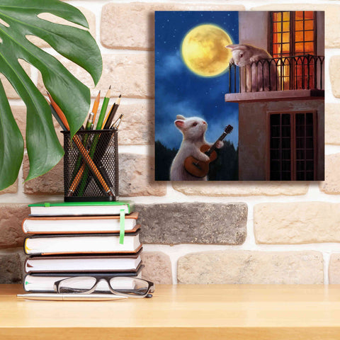 Image of 'Moonlight Serenade' by Lucia Heffernan, Canvas Wall Art,12x12