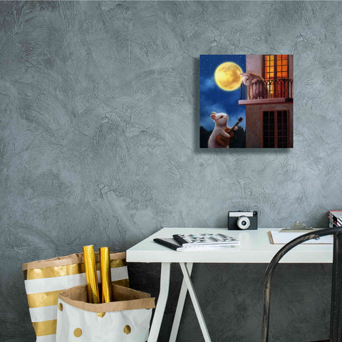 Image of 'Moonlight Serenade' by Lucia Heffernan, Canvas Wall Art,12x12
