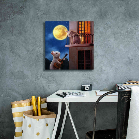Image of 'Moonlight Serenade' by Lucia Heffernan, Canvas Wall Art,18x18