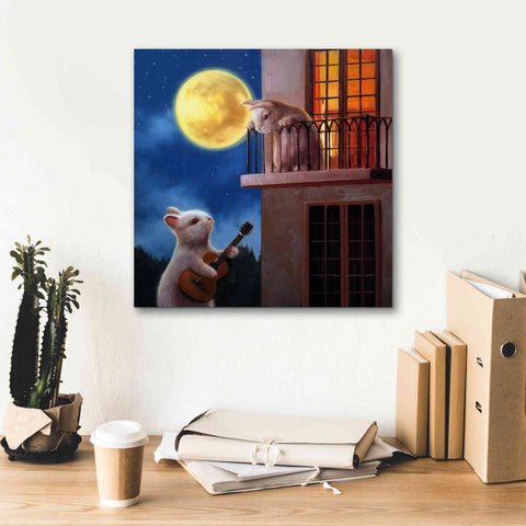Image of 'Moonlight Serenade' by Lucia Heffernan, Canvas Wall Art,18x18