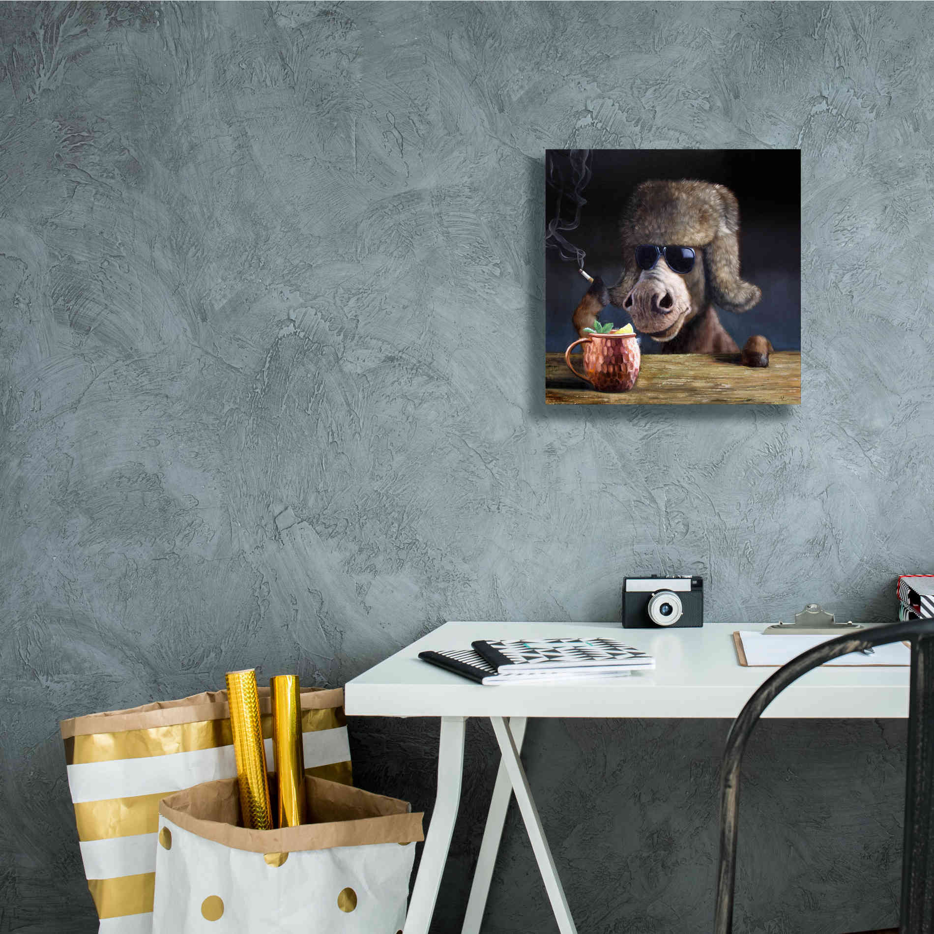 'Moscow Mule' by Lucia Heffernan, Canvas Wall Art,12x12