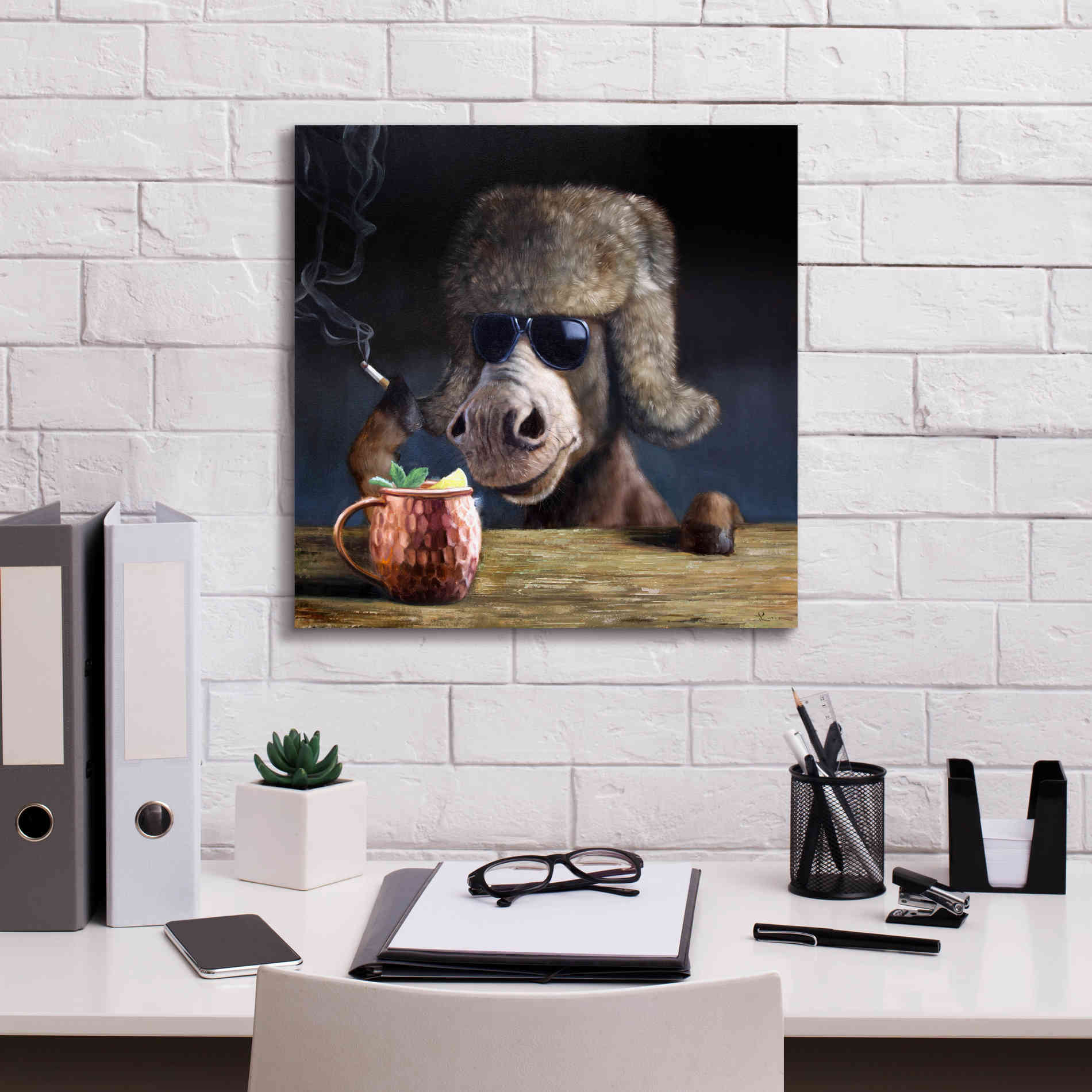 'Moscow Mule' by Lucia Heffernan, Canvas Wall Art,18x18