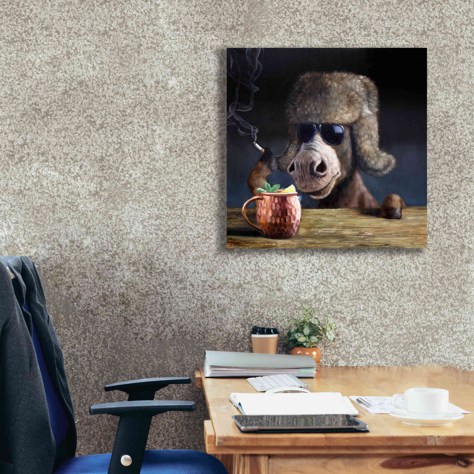 'Moscow Mule' by Lucia Heffernan, Canvas Wall Art,26x26