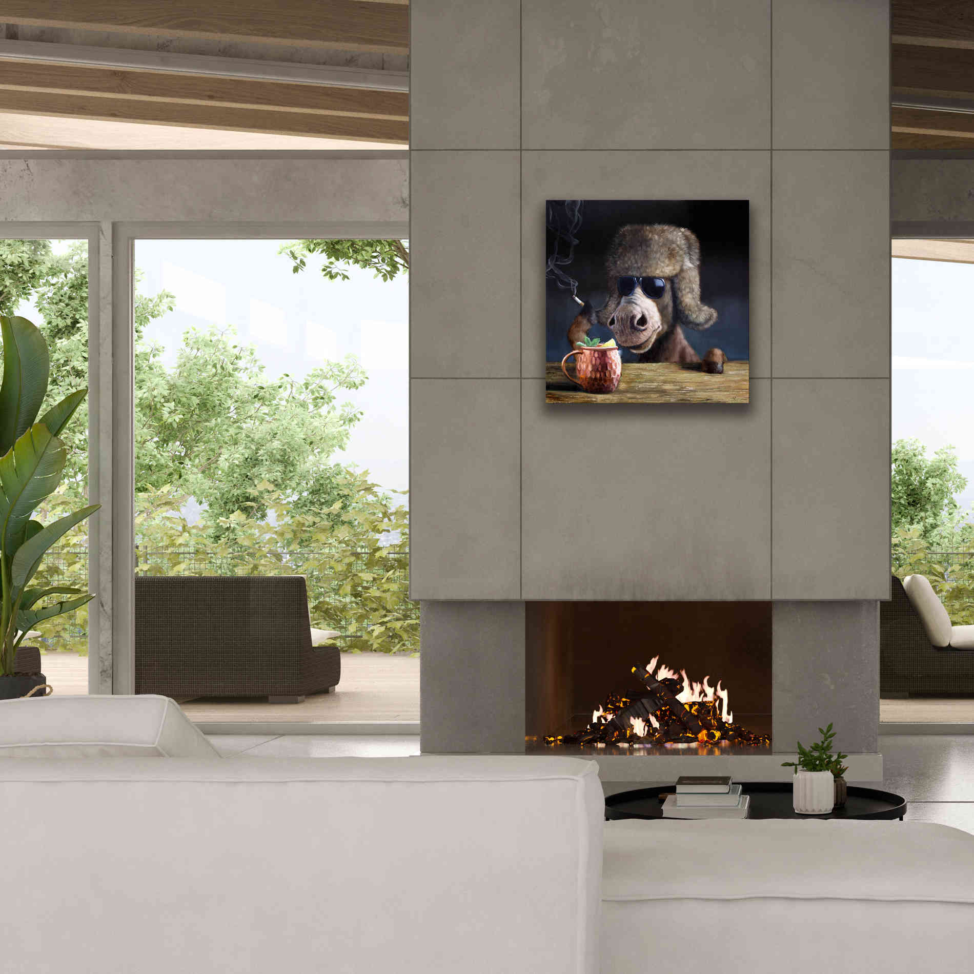 'Moscow Mule' by Lucia Heffernan, Canvas Wall Art,26x26