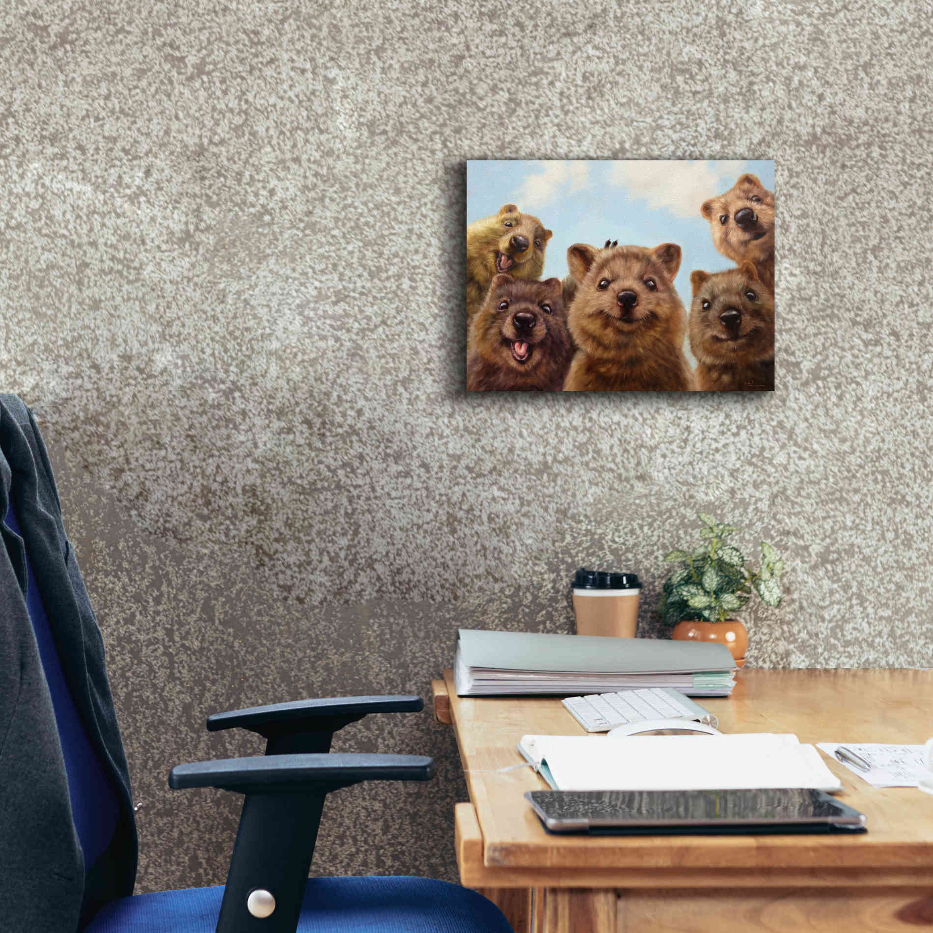 'Selfie Down Under No. 2' by Lucia Heffernan, Canvas Wall Art,16x12