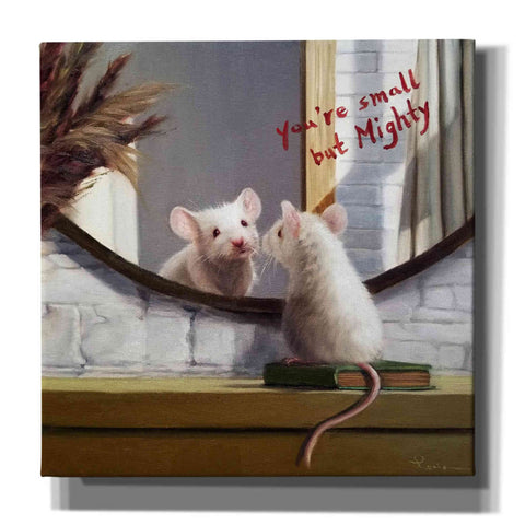 Image of 'Mighty Mouse' by Lucia Heffernan, Canvas Wall Art