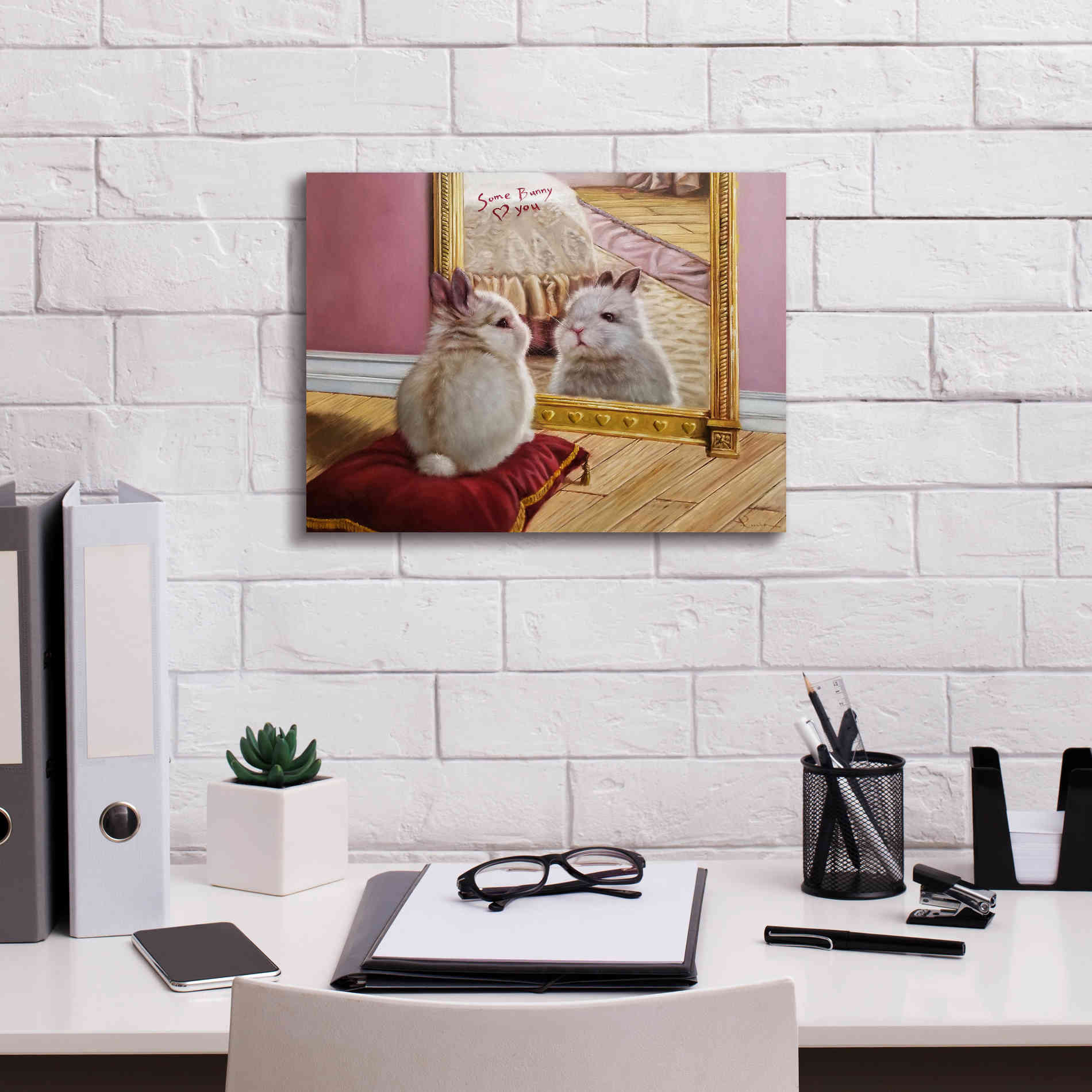 'Youâ€™re Loved' by Lucia Heffernan, Canvas Wall Art,16x12