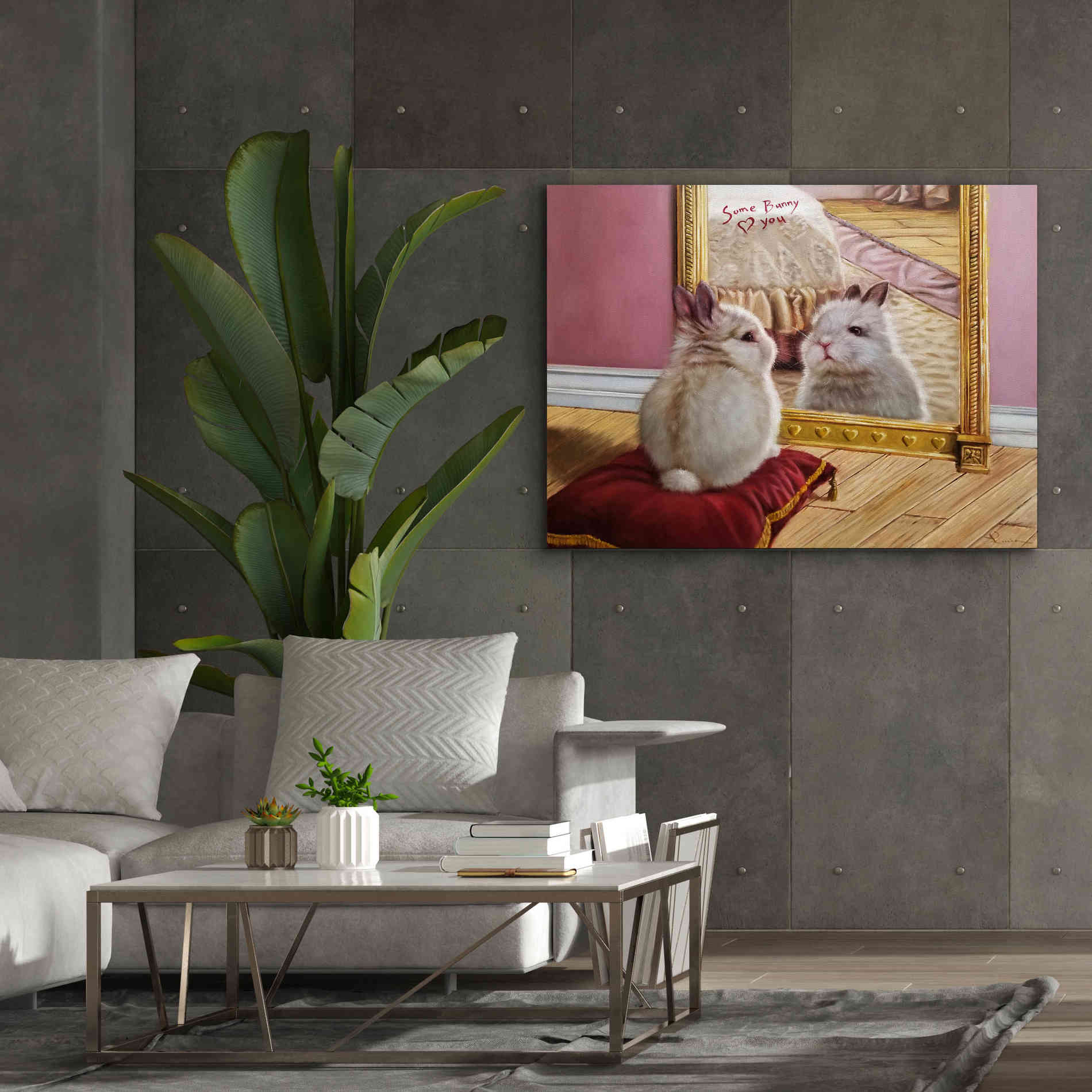 'Youâ€™re Loved' by Lucia Heffernan, Canvas Wall Art,54x40