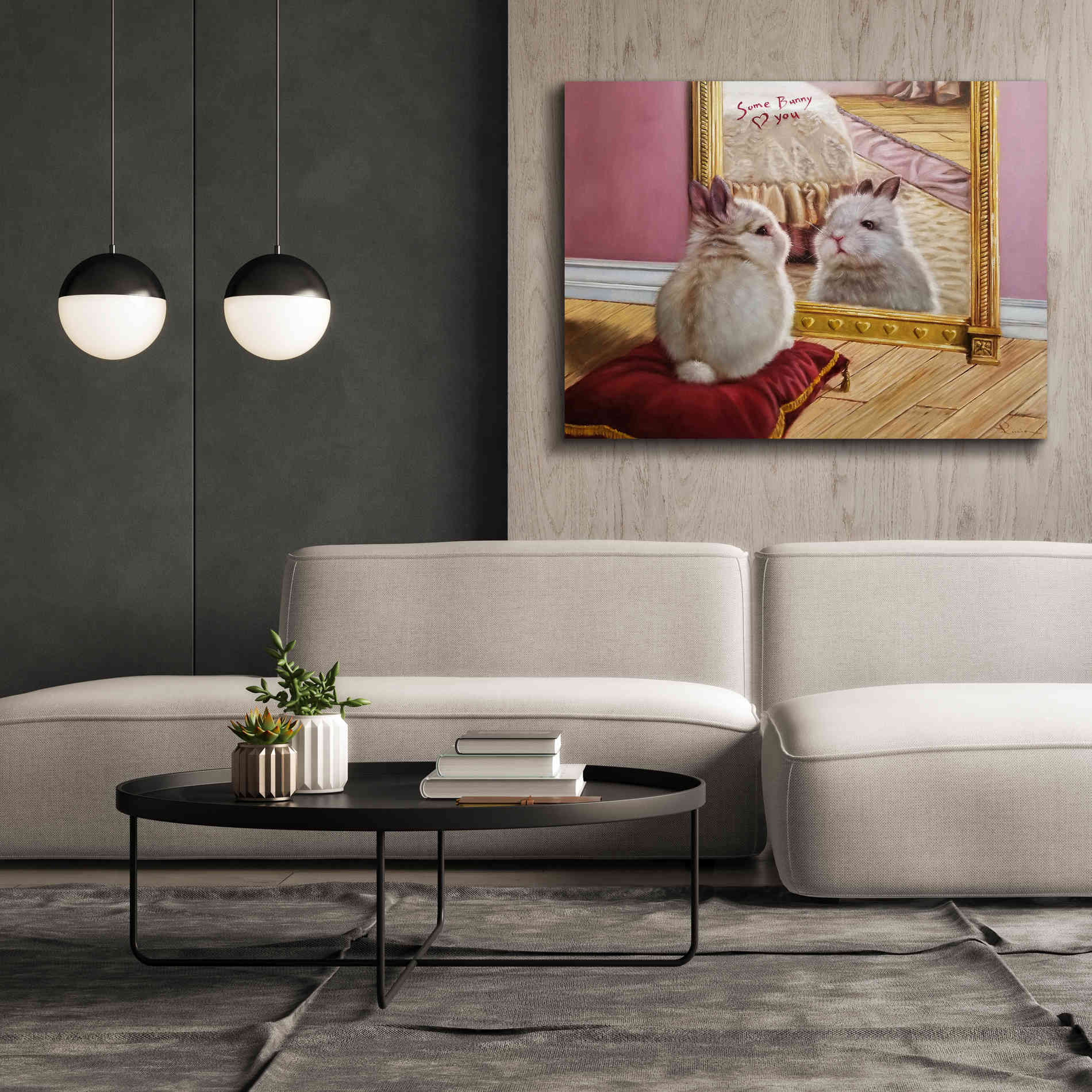 'Youâ€™re Loved' by Lucia Heffernan, Canvas Wall Art,54x40