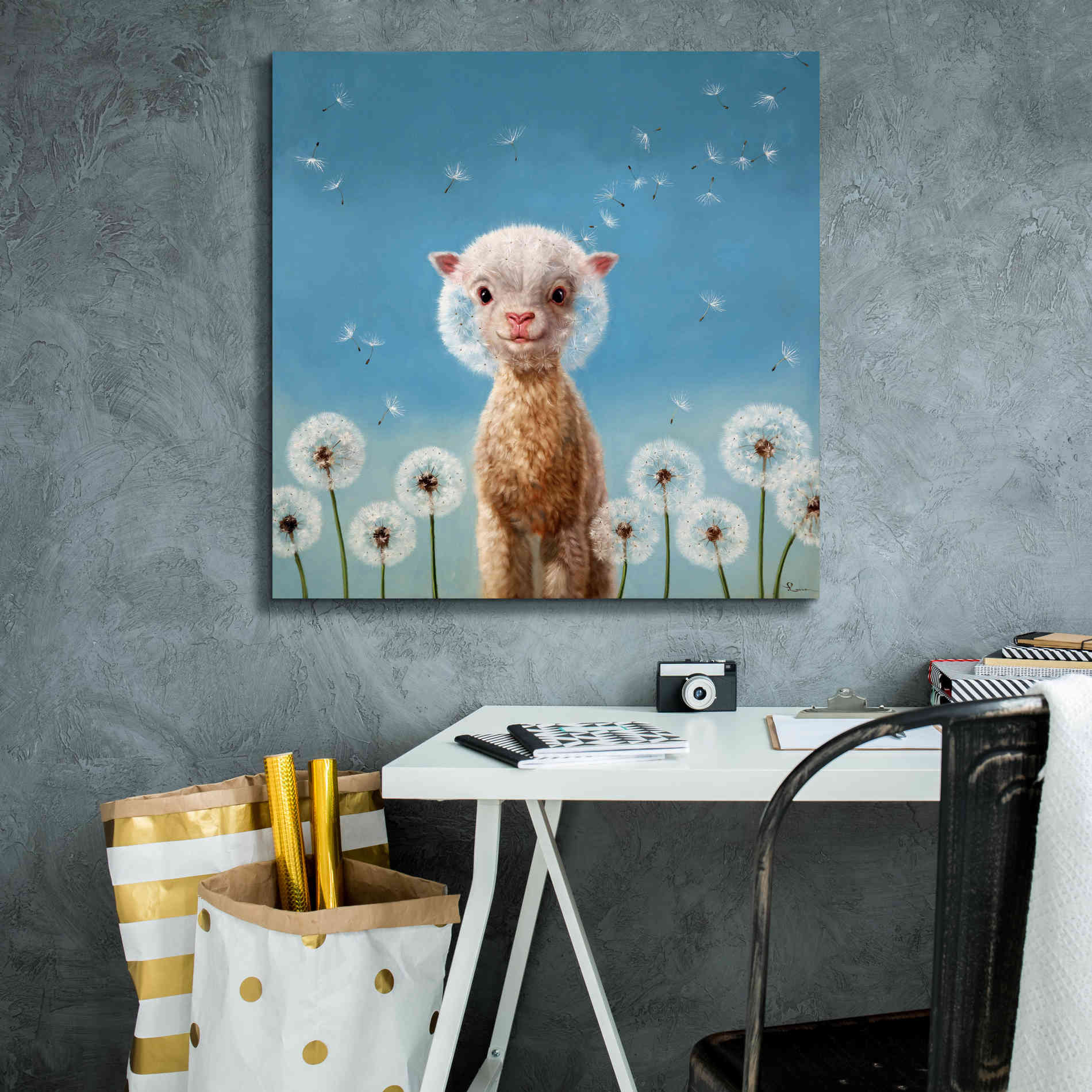 'Summer Wishes' by Lucia Heffernan, Canvas Wall Art,26x26