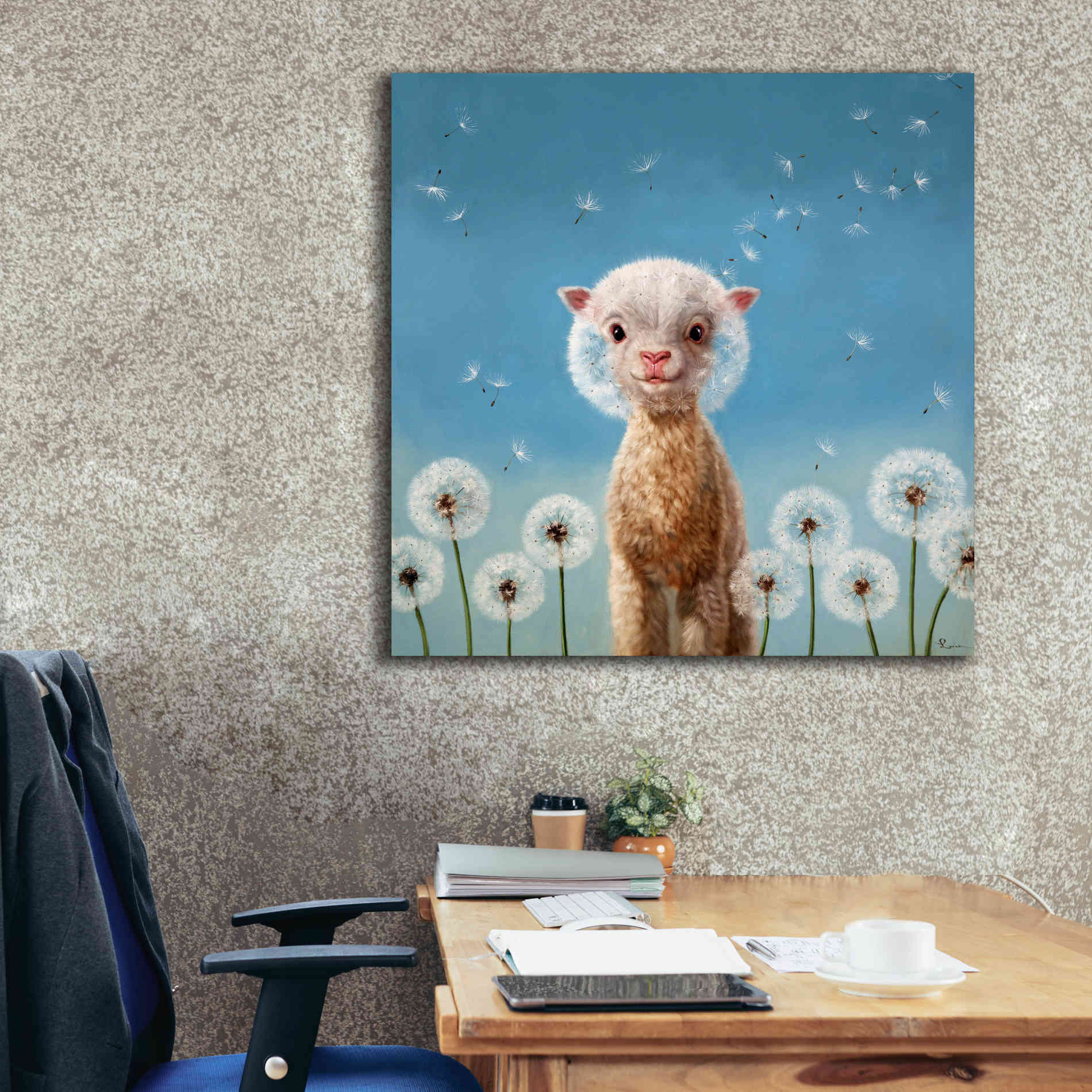 'Summer Wishes' by Lucia Heffernan, Canvas Wall Art,37x37