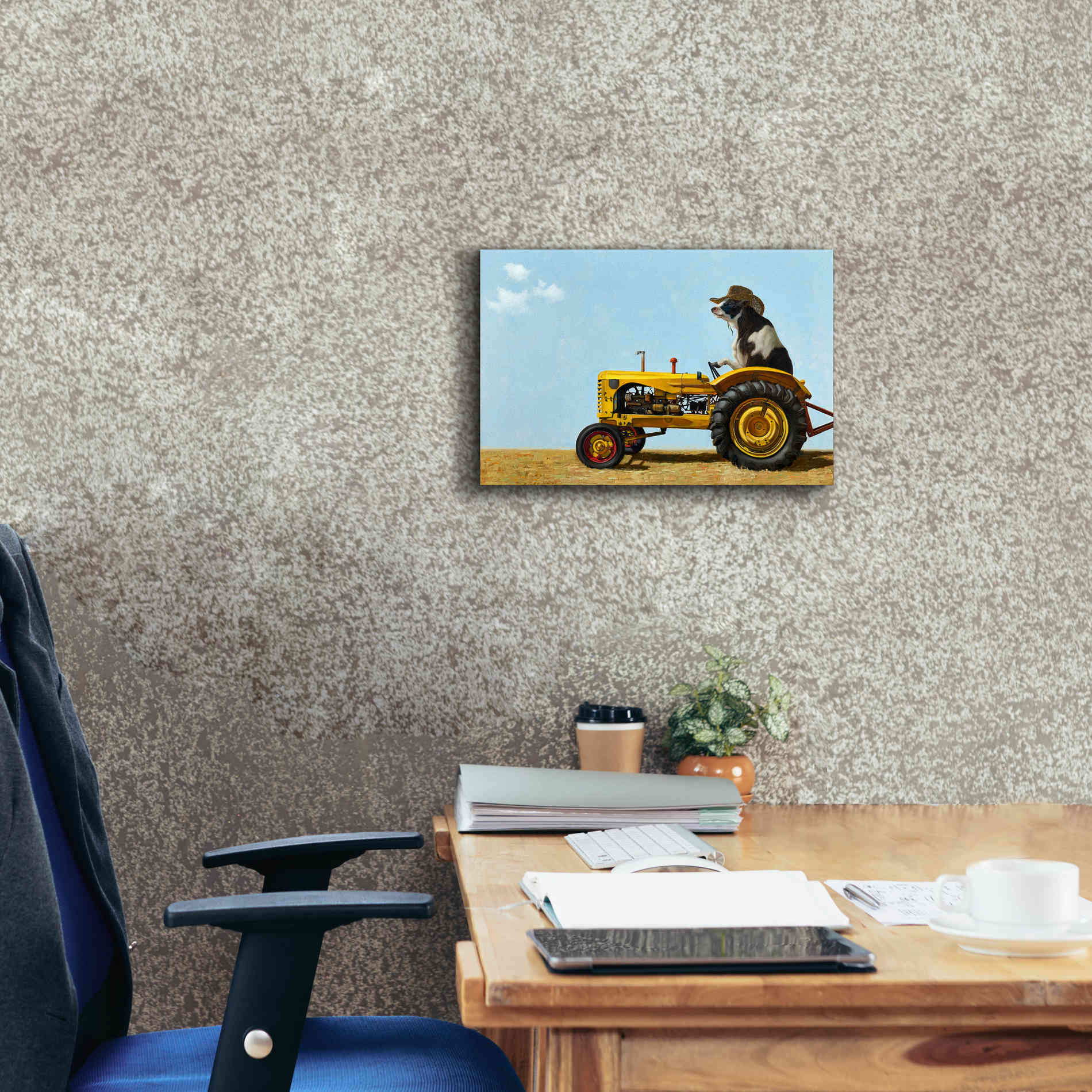 'Uncommon Cowboy' by Lucia Heffernan, Canvas Wall Art,18x12