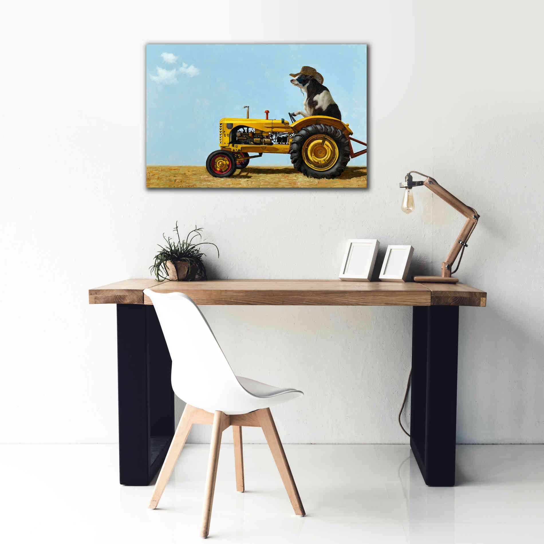 'Uncommon Cowboy' by Lucia Heffernan, Canvas Wall Art,40x26