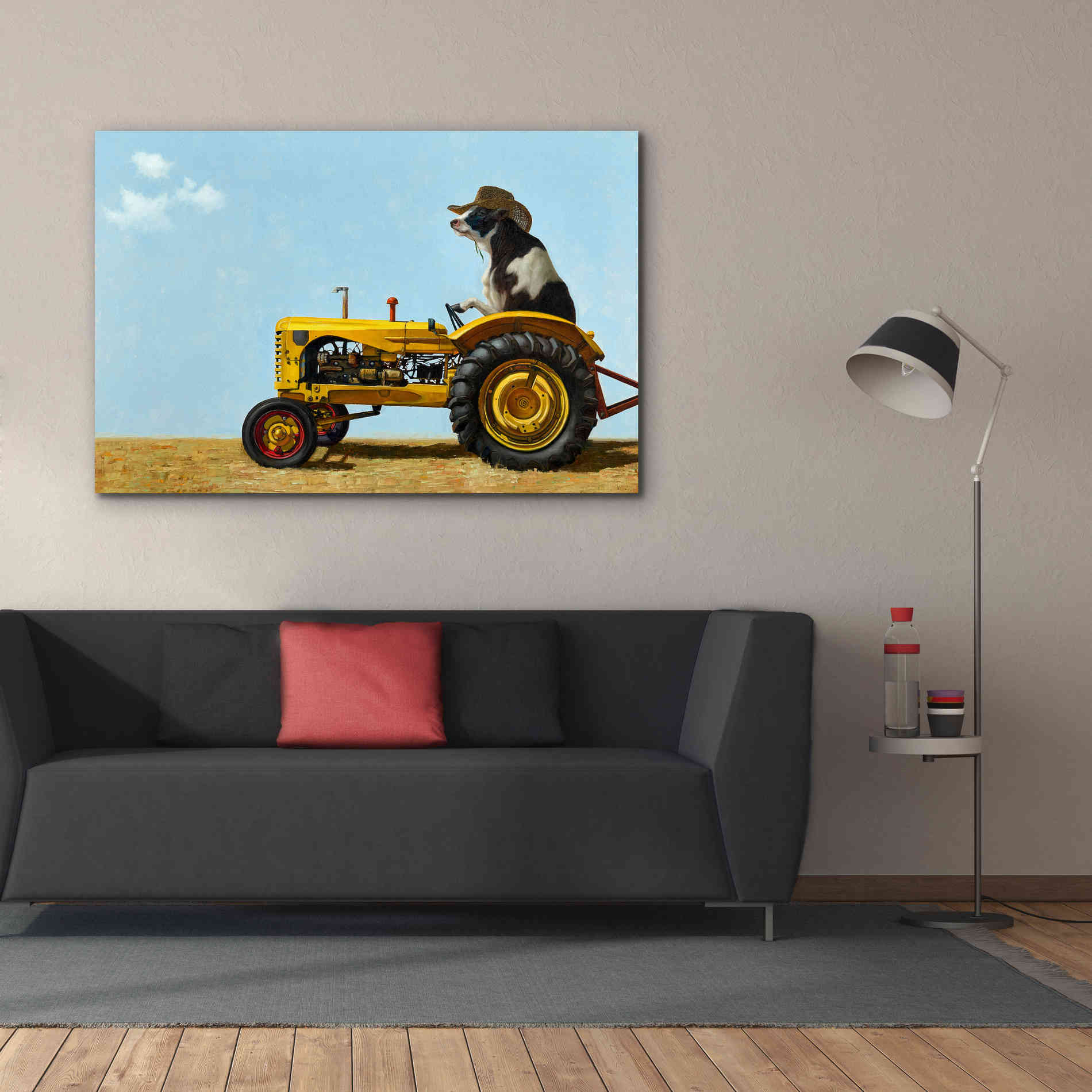 'Uncommon Cowboy' by Lucia Heffernan, Canvas Wall Art,60x40