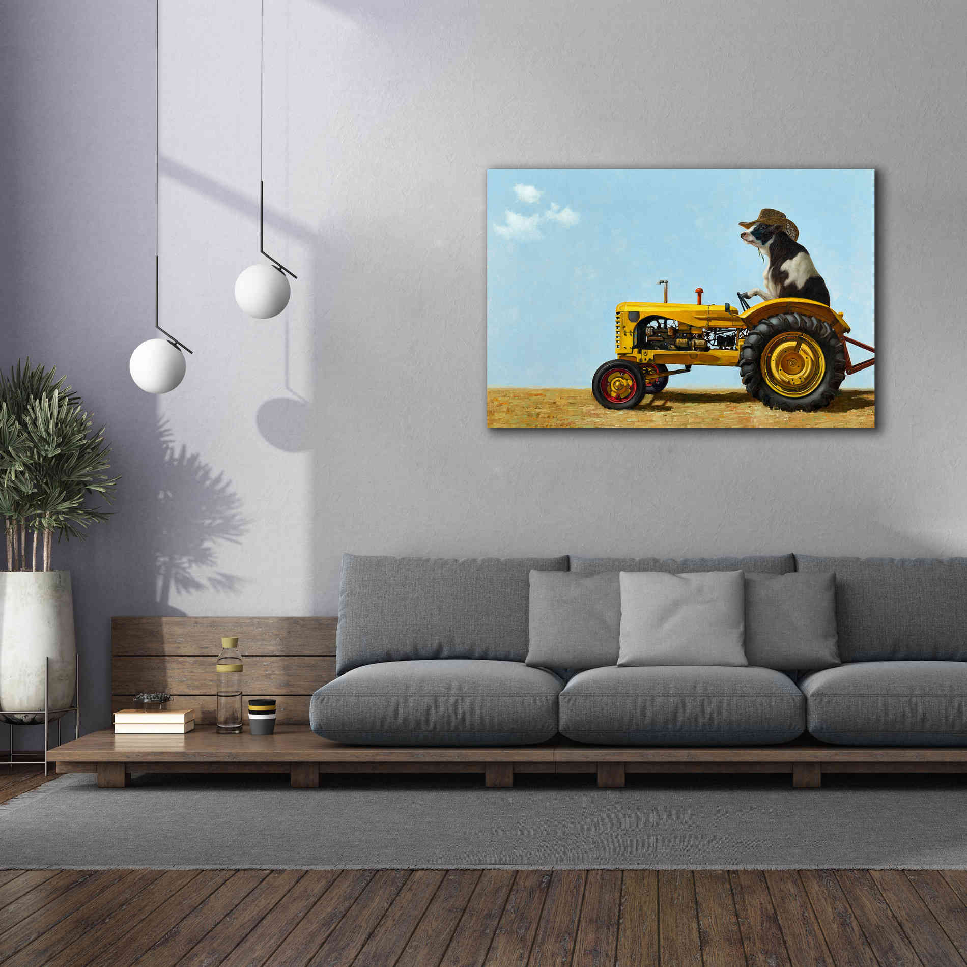 'Uncommon Cowboy' by Lucia Heffernan, Canvas Wall Art,60x40