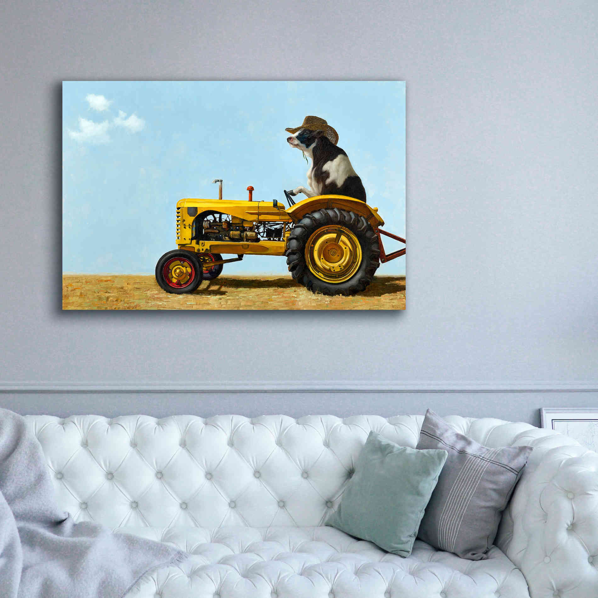 'Uncommon Cowboy' by Lucia Heffernan, Canvas Wall Art,60x40