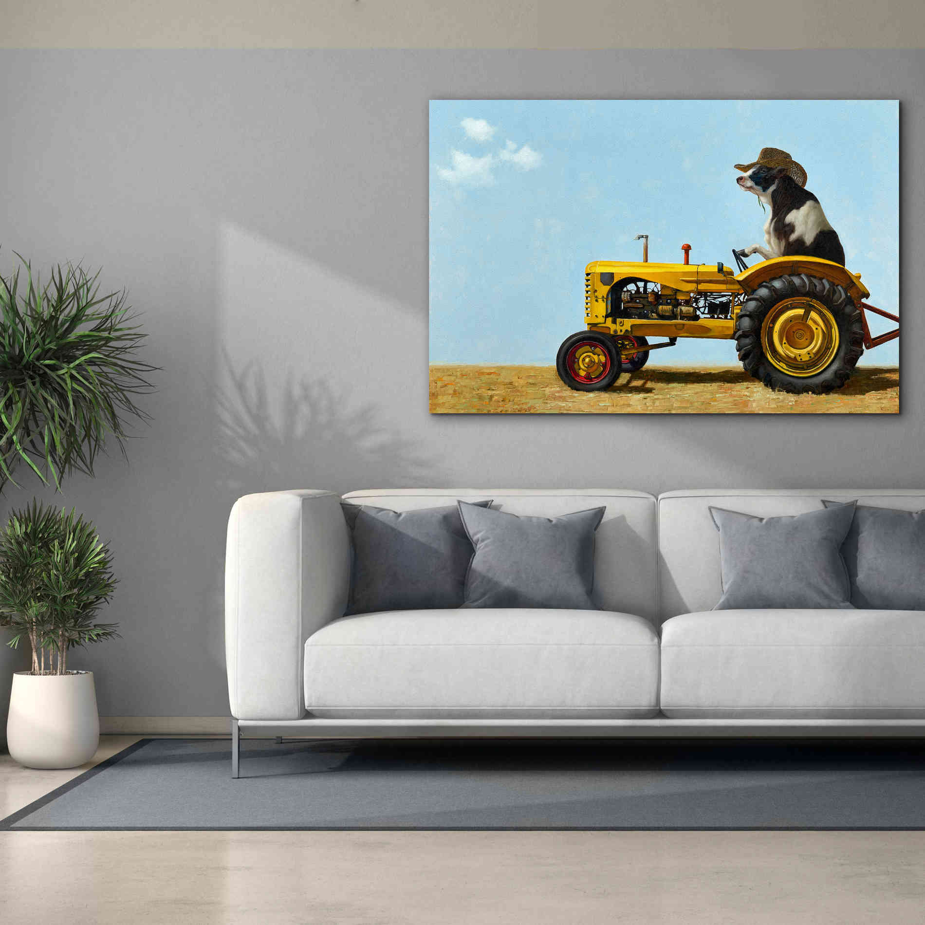 'Uncommon Cowboy' by Lucia Heffernan, Canvas Wall Art,60x40