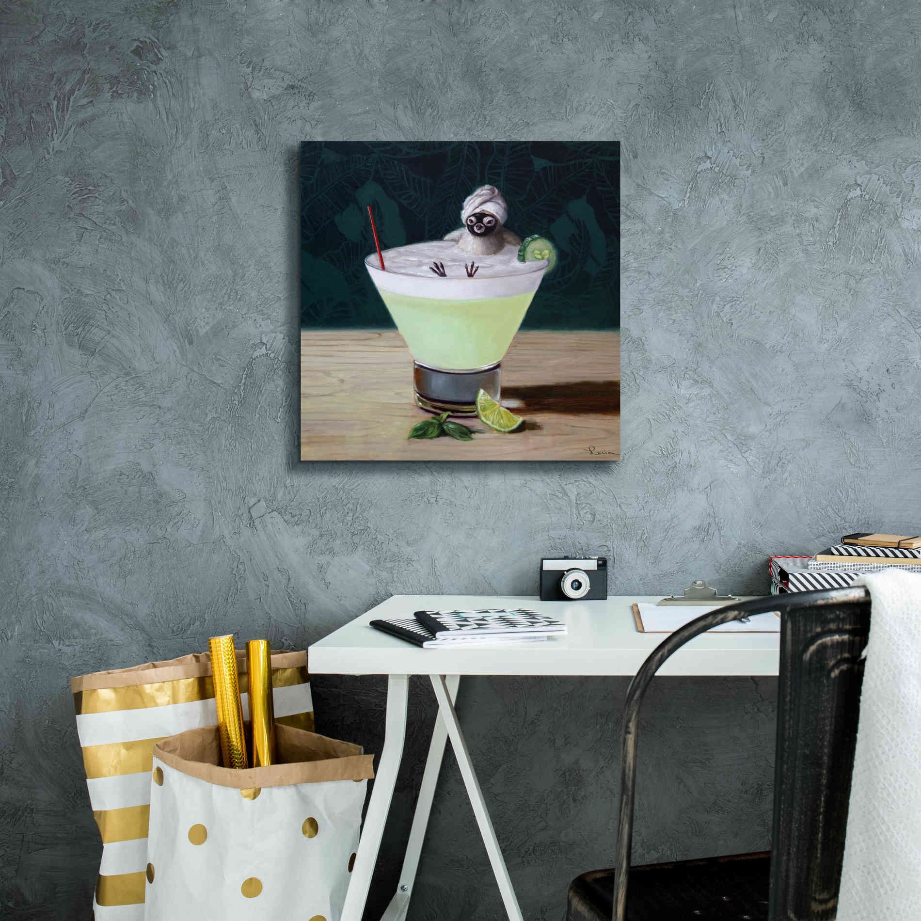 'Day Off' by Lucia Heffernan, Canvas Wall Art,18x18