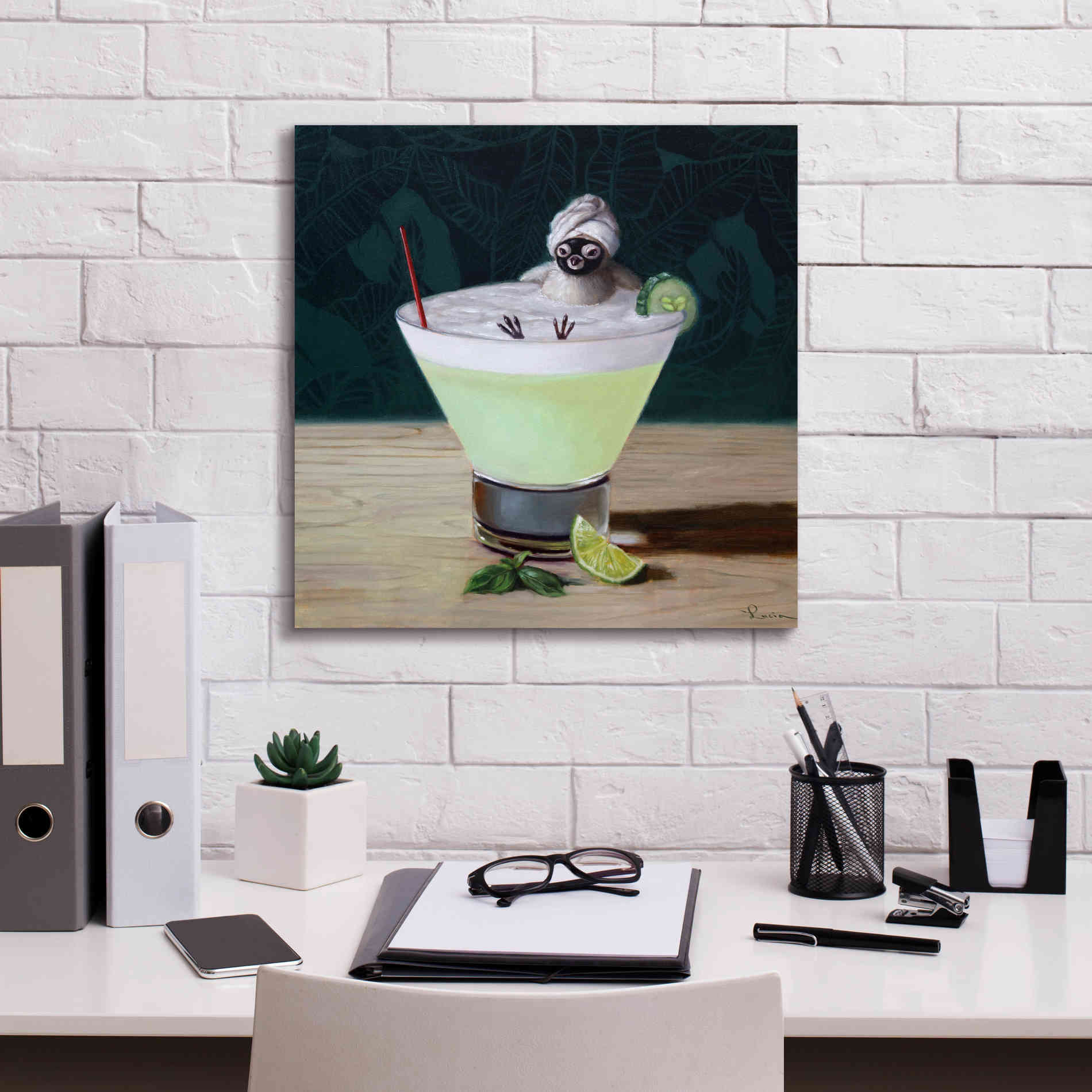 'Day Off' by Lucia Heffernan, Canvas Wall Art,18x18