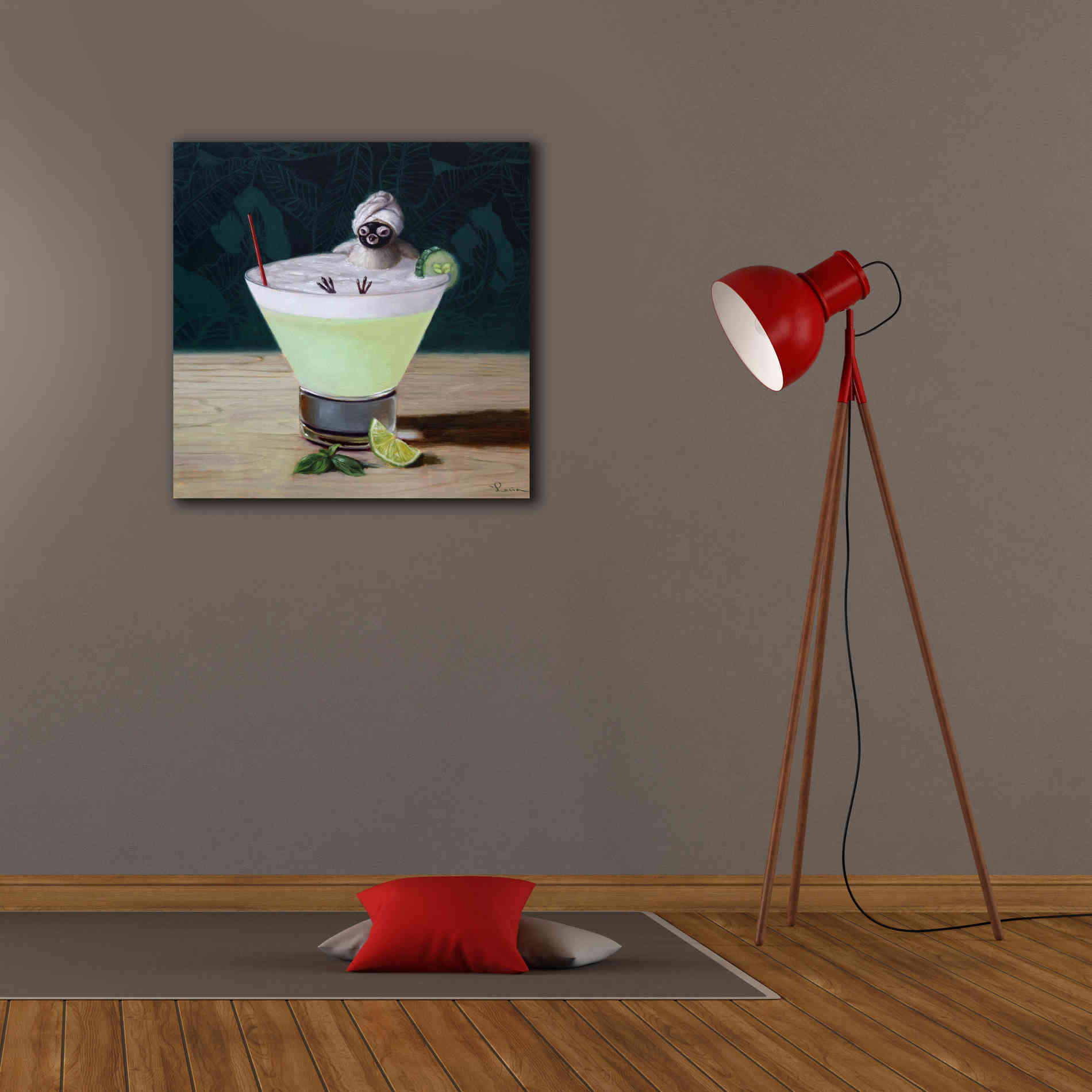 'Day Off' by Lucia Heffernan, Canvas Wall Art,26x26