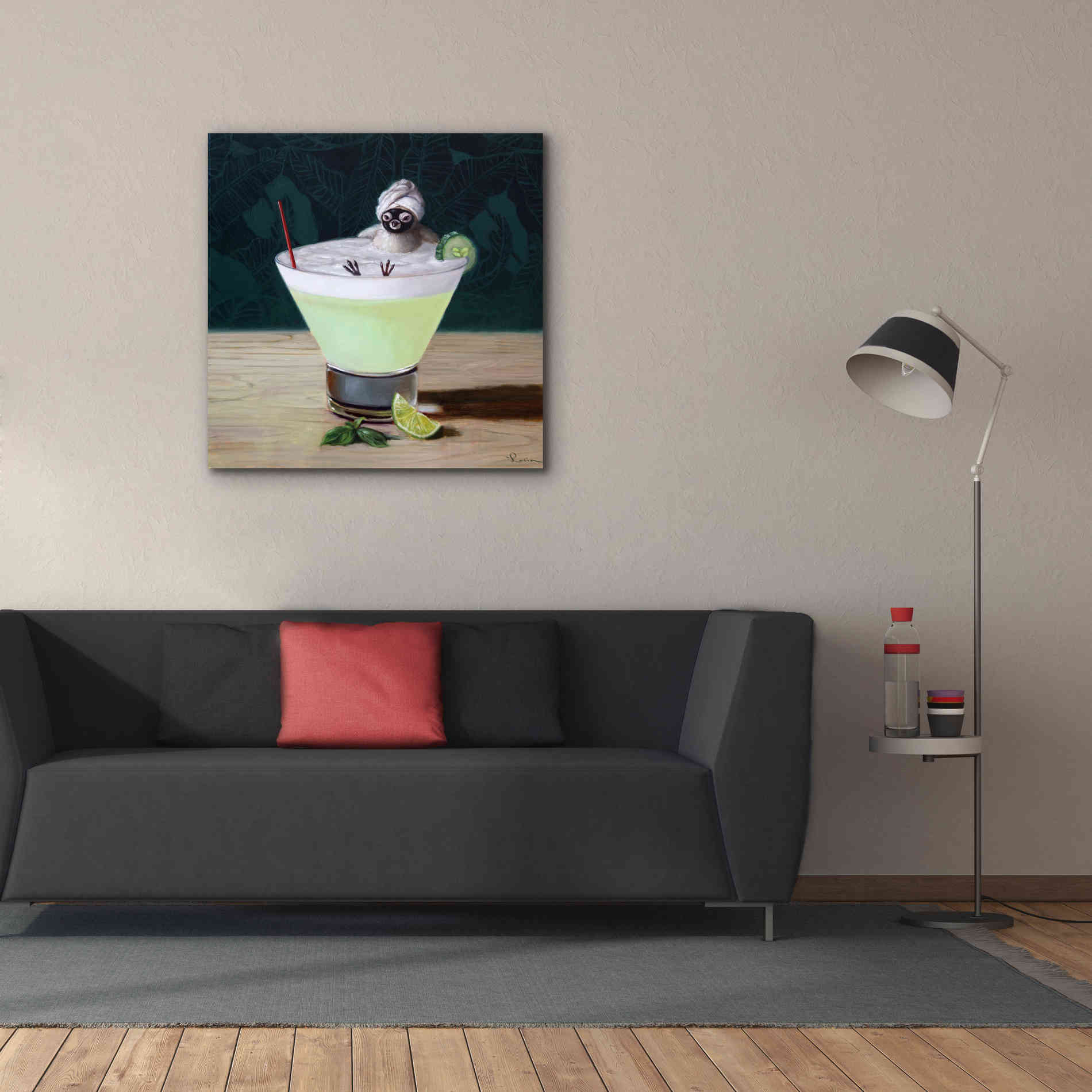 'Day Off' by Lucia Heffernan, Canvas Wall Art,37x37