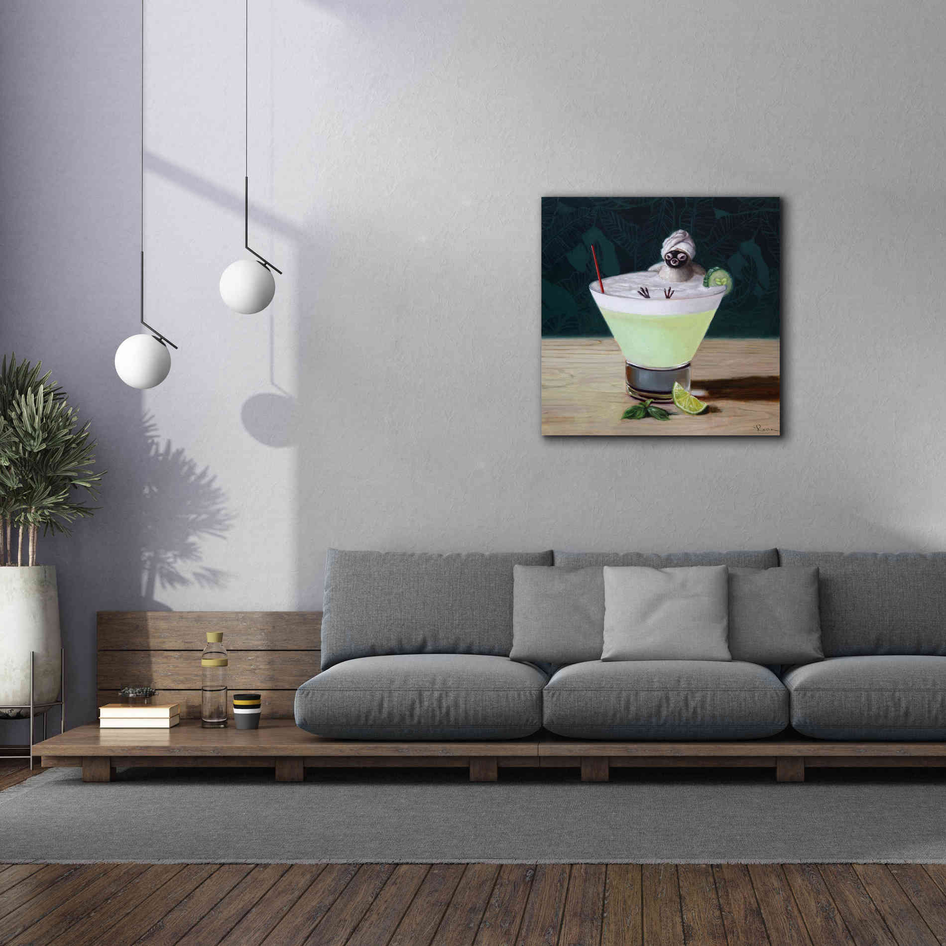 'Day Off' by Lucia Heffernan, Canvas Wall Art,37x37