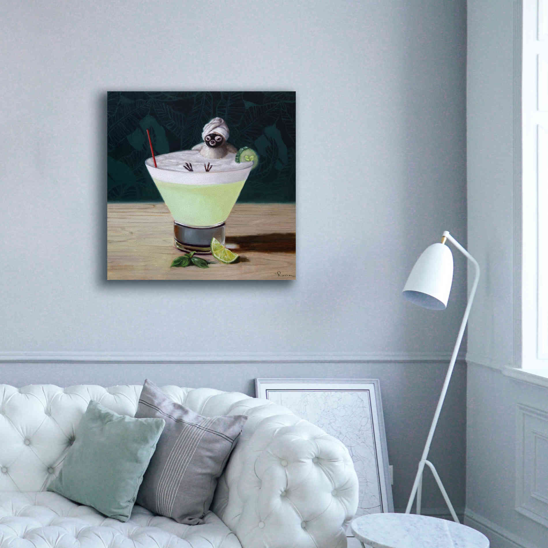 'Day Off' by Lucia Heffernan, Canvas Wall Art,37x37