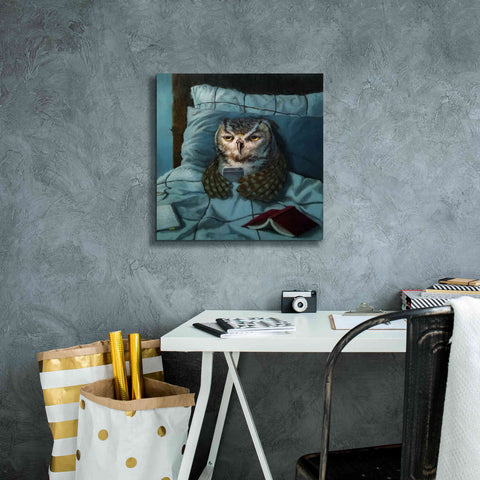 Image of 'Night Owl' by Lucia Heffernan, Canvas Wall Art,18x18
