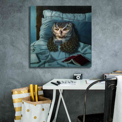 Image of 'Night Owl' by Lucia Heffernan, Canvas Wall Art,26x26