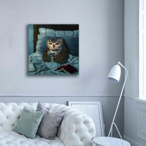 Image of 'Night Owl' by Lucia Heffernan, Canvas Wall Art,37x37