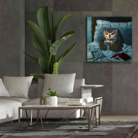 Image of 'Night Owl' by Lucia Heffernan, Canvas Wall Art,37x37