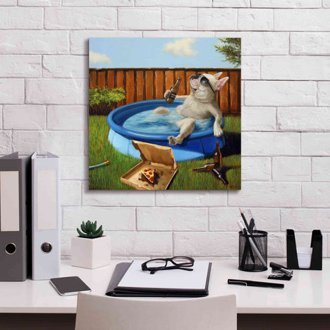 Image of 'When Human Is Away' by Lucia Heffernan, Canvas Wall Art,18x18