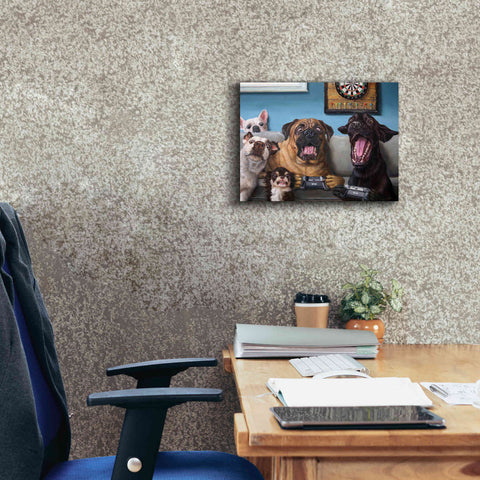 Image of 'Gamers' by Lucia Heffernan, Canvas Wall Art,16x12