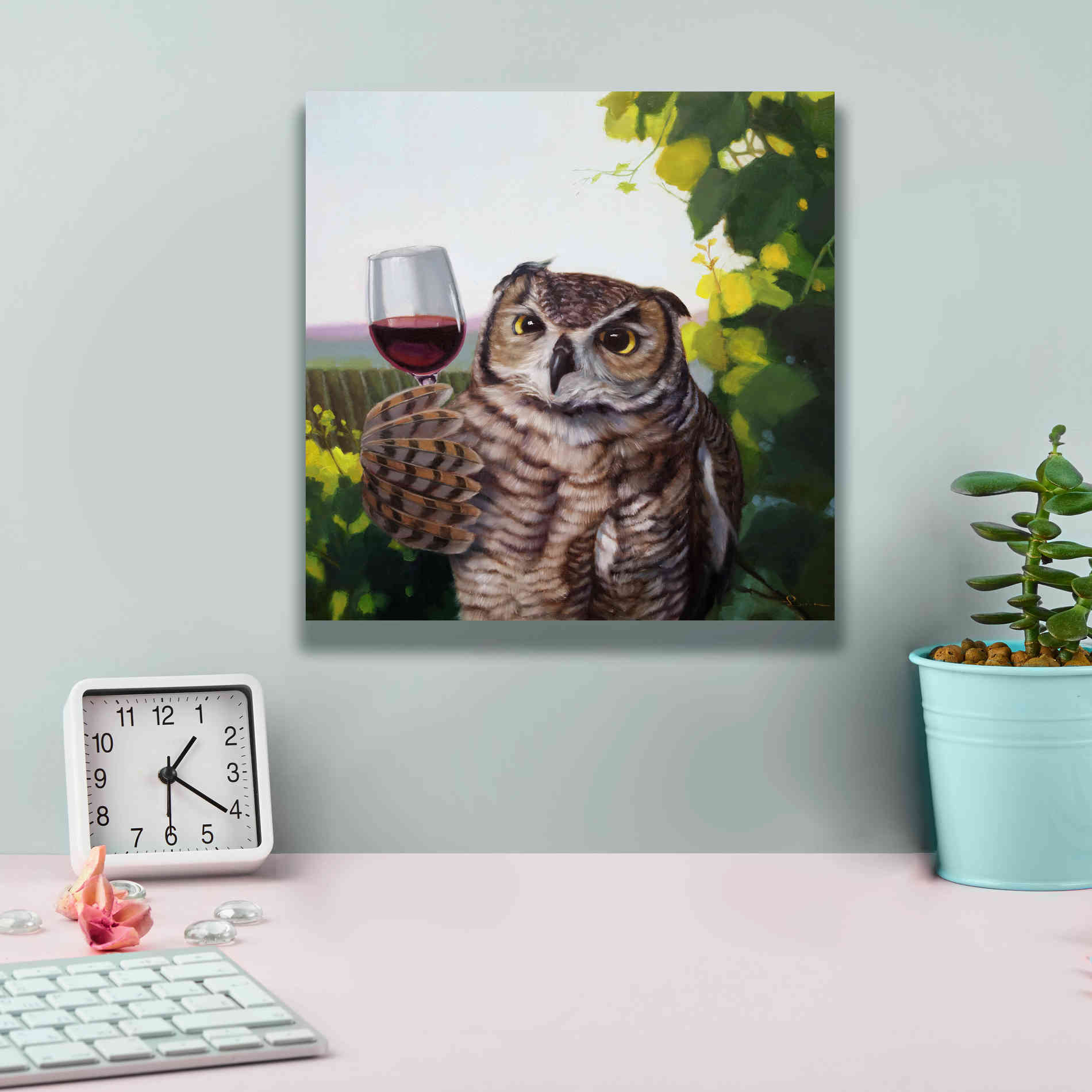 'The Connoisseur' by Lucia Heffernan, Canvas Wall Art,12x12