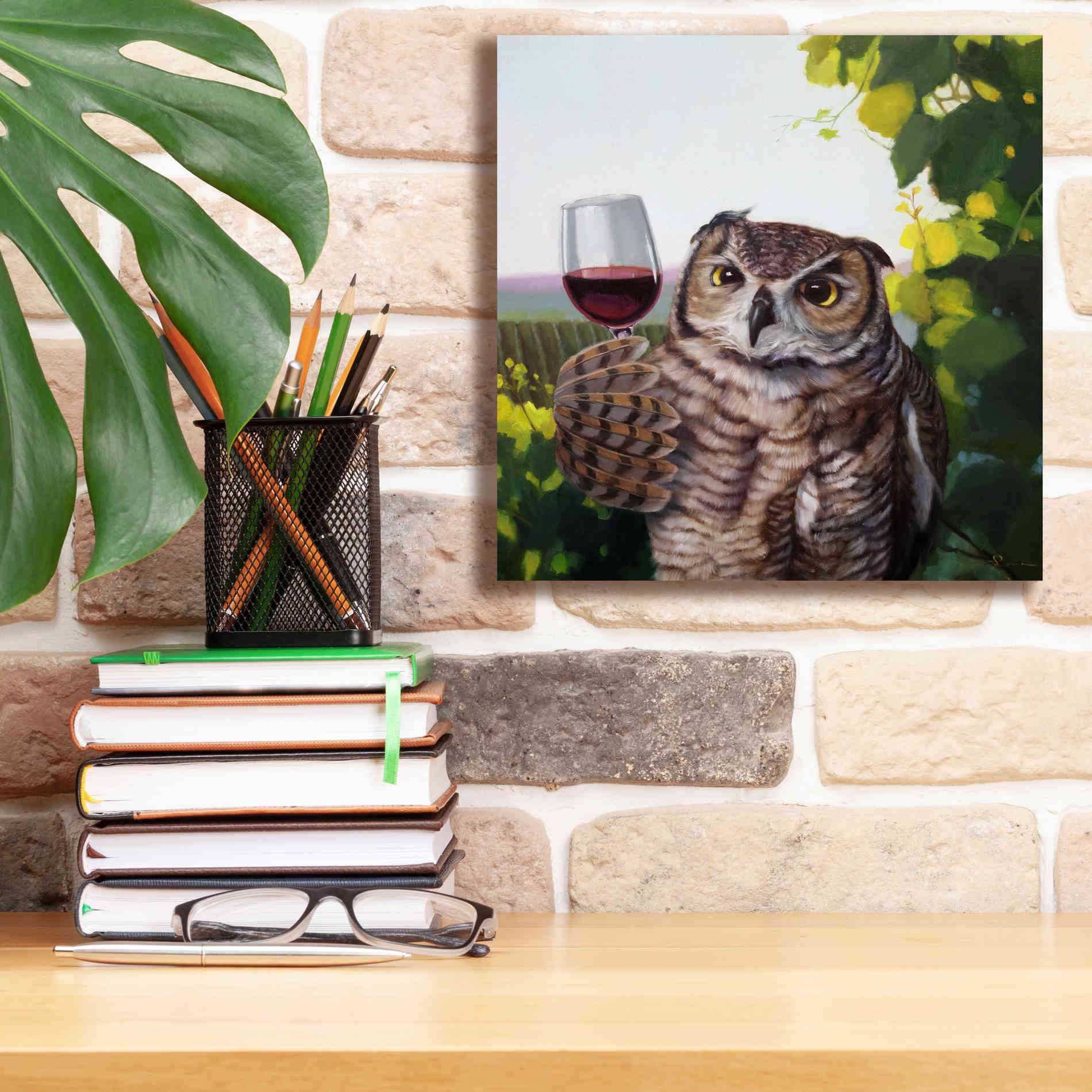 'The Connoisseur' by Lucia Heffernan, Canvas Wall Art,12x12