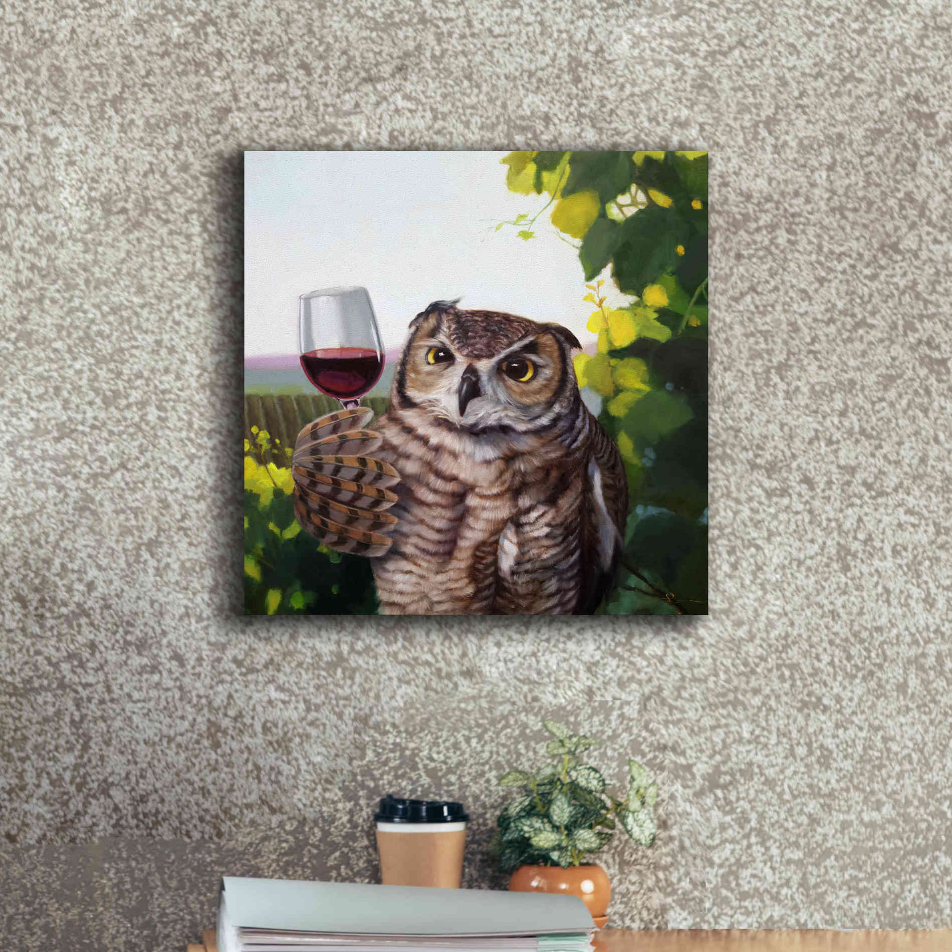 'The Connoisseur' by Lucia Heffernan, Canvas Wall Art,18x18