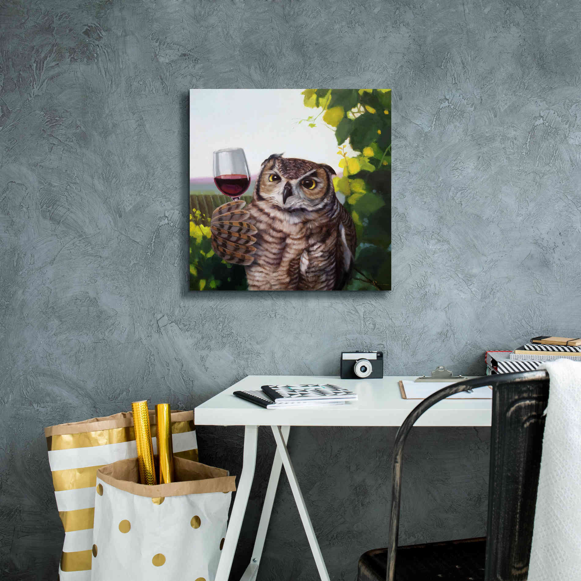 'The Connoisseur' by Lucia Heffernan, Canvas Wall Art,18x18