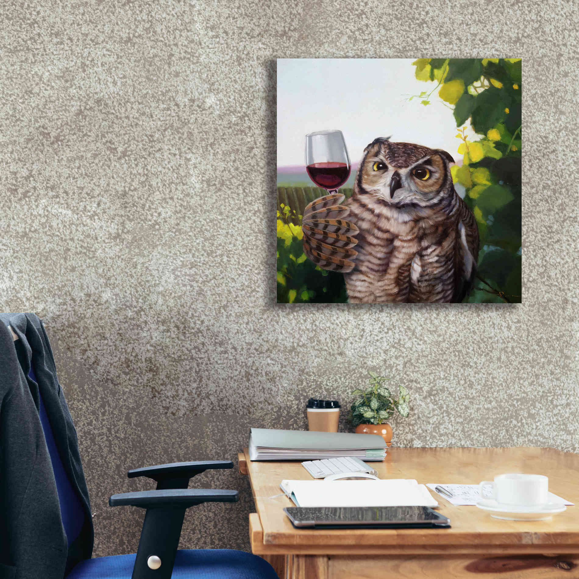 'The Connoisseur' by Lucia Heffernan, Canvas Wall Art,26x26