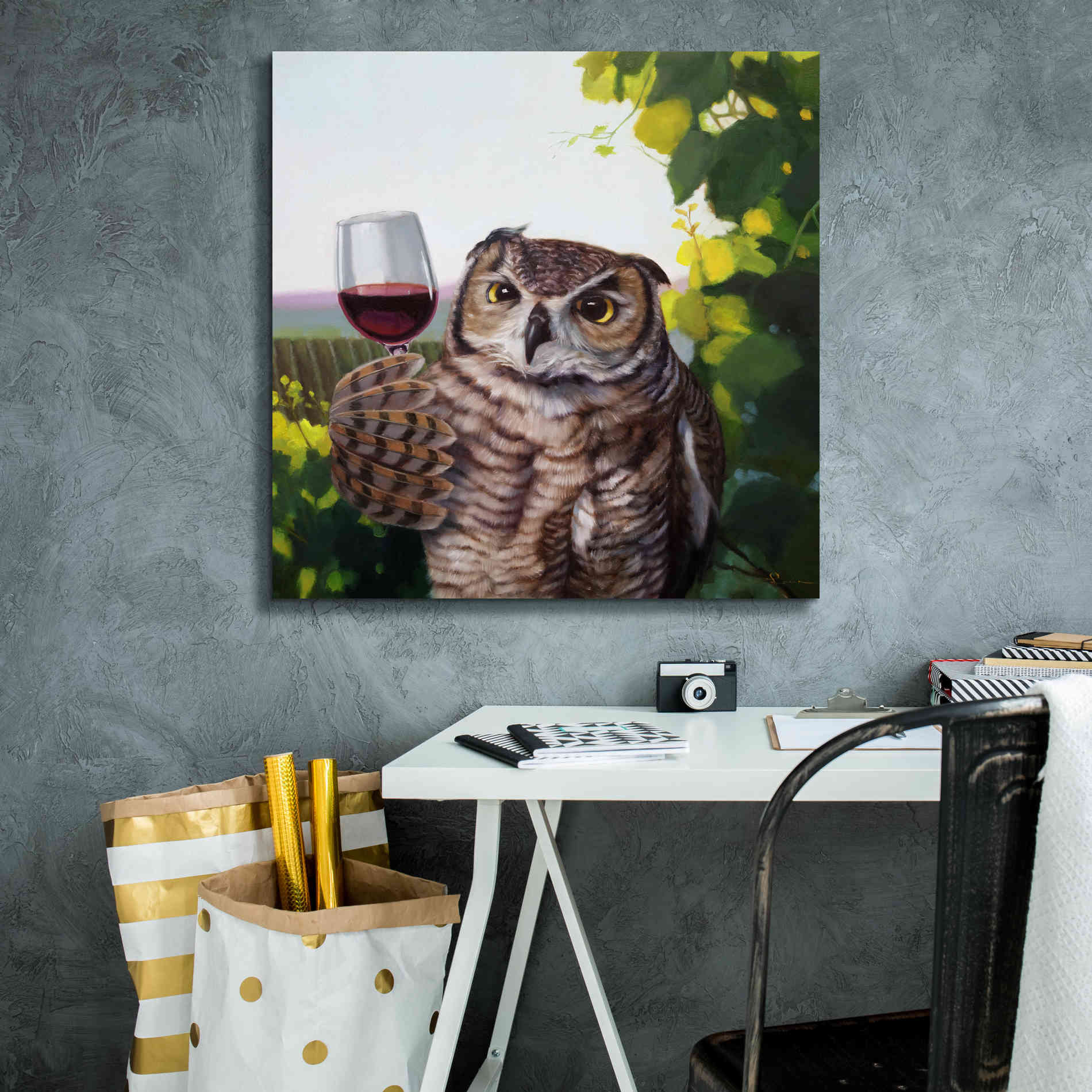 'The Connoisseur' by Lucia Heffernan, Canvas Wall Art,26x26